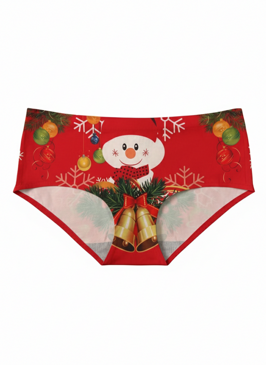 Braguitas divertidas muñeco de nieve