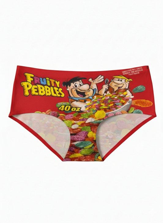 Braguitas divertidas Yabba-Dabba-Panty: Edición Fruity Pebbles