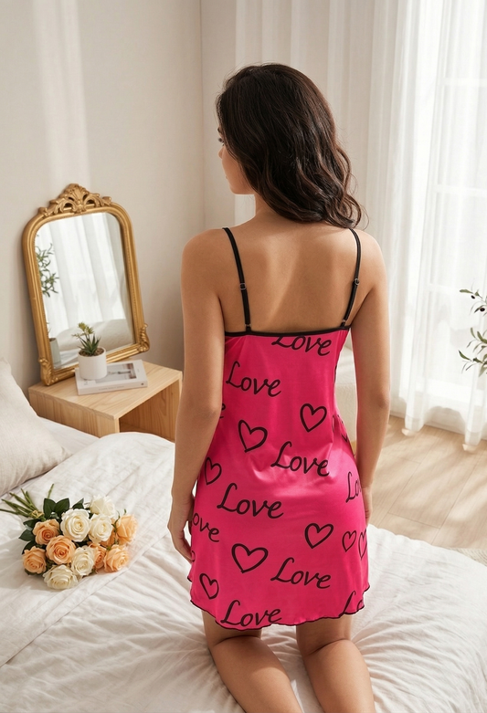 Camis_n_satinado_rojo_Love_Eyes_-_Vista_trasera_-_Pijama_mujer_rojo_con_dobladillo_ondulado_y_tirantes_espagueti