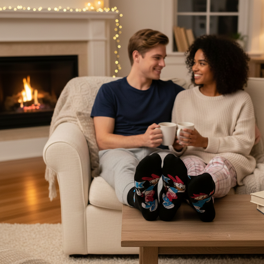 Calcetines divertido Deisy, unisex, talla única. - Marikuki