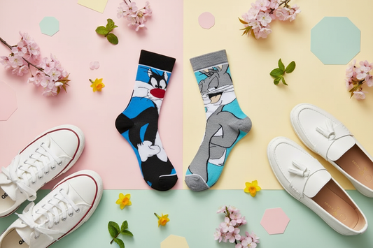 Looks de abril: cómo combinar calcetines con estampados para un estilo único 👟✨