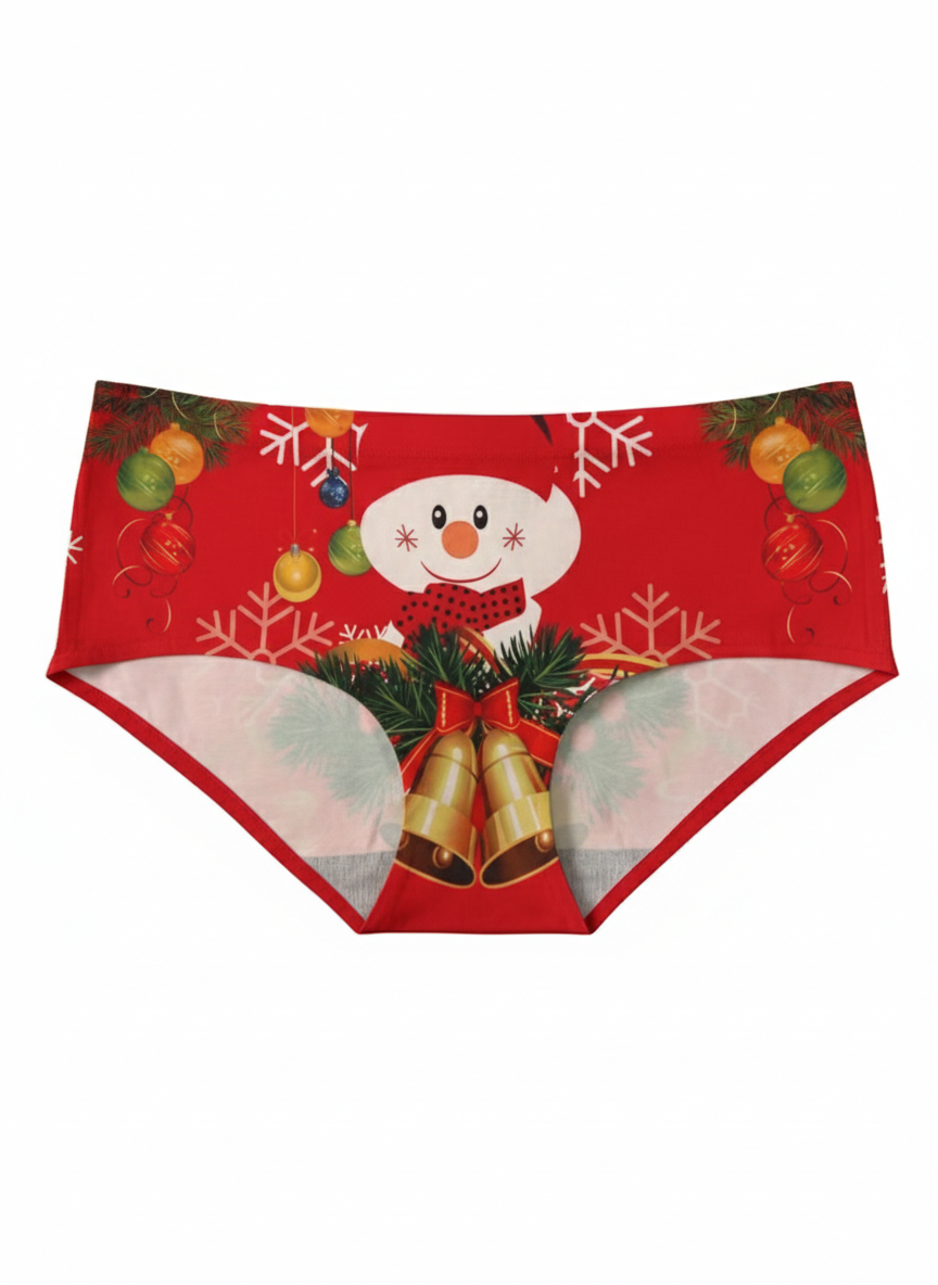 Braguitas divertidas muñeco de nieve