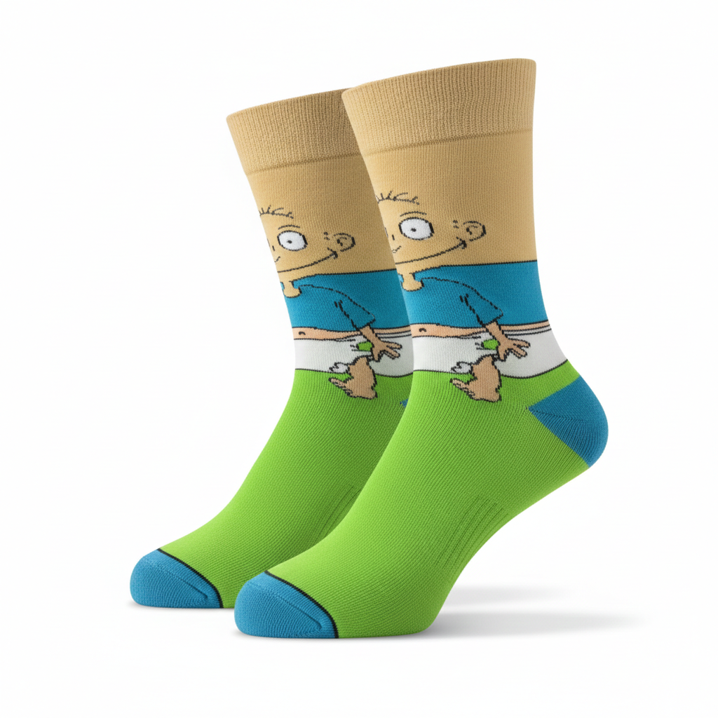 Calcetines Tommy Pickles Rugrats - Diseño Divertido Unisex