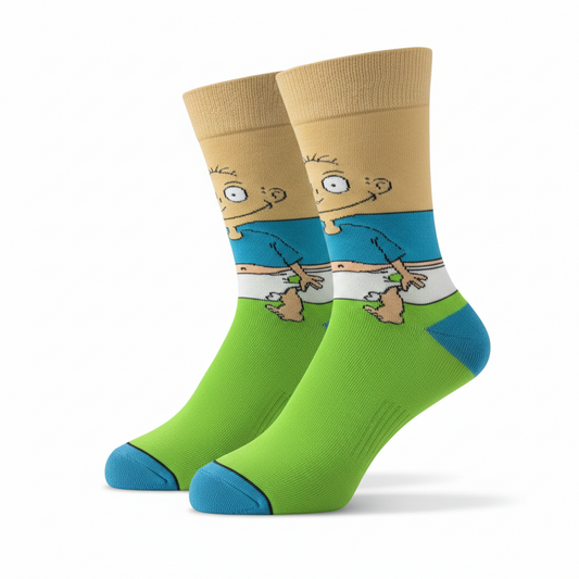 Calcetines Tommy Pickles Rugrats - Diseño Divertido Unisex