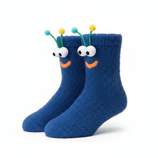 Calcetines divertidos Elmo Azul