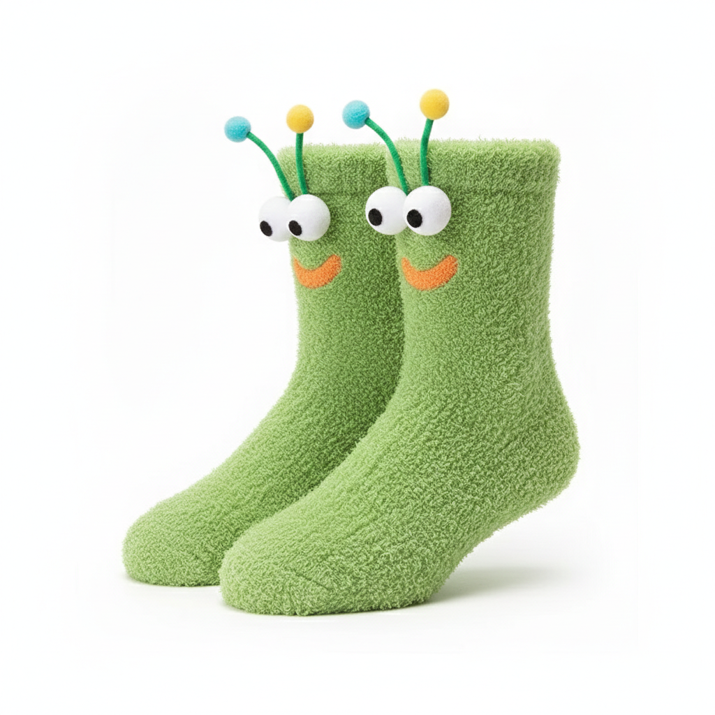Calcetines divertidos Elmo Verde