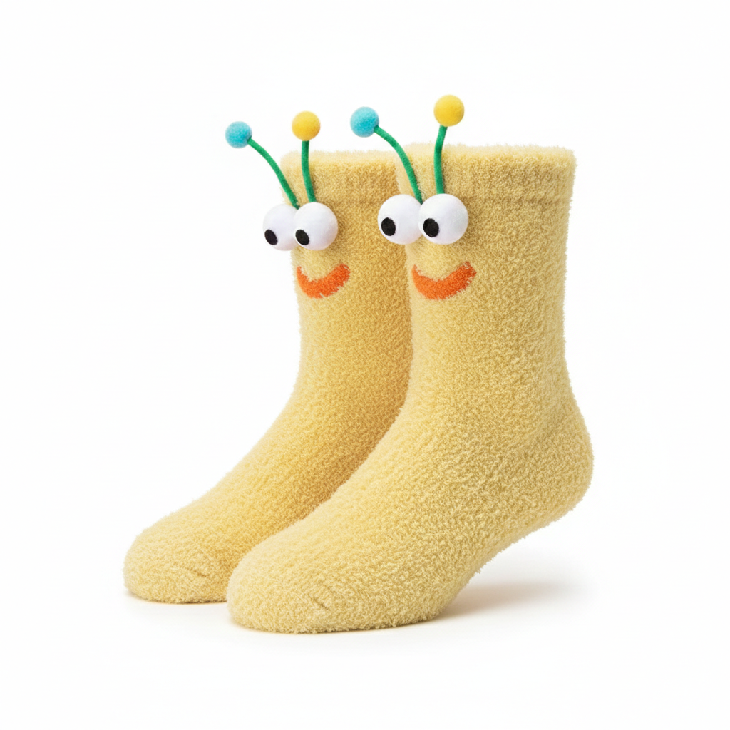 Calcetines Divertidos Elmo Amarillo
