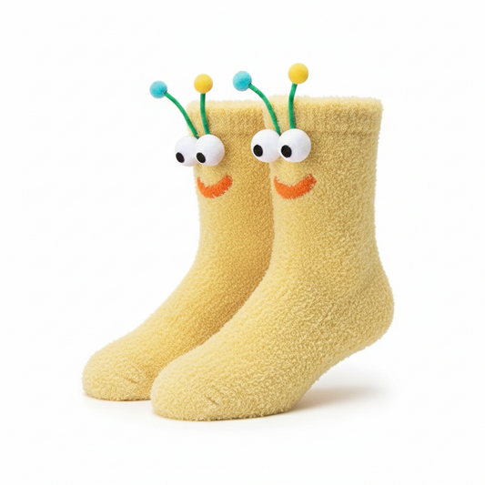 Calcetines Divertidos Elmo Amarillo