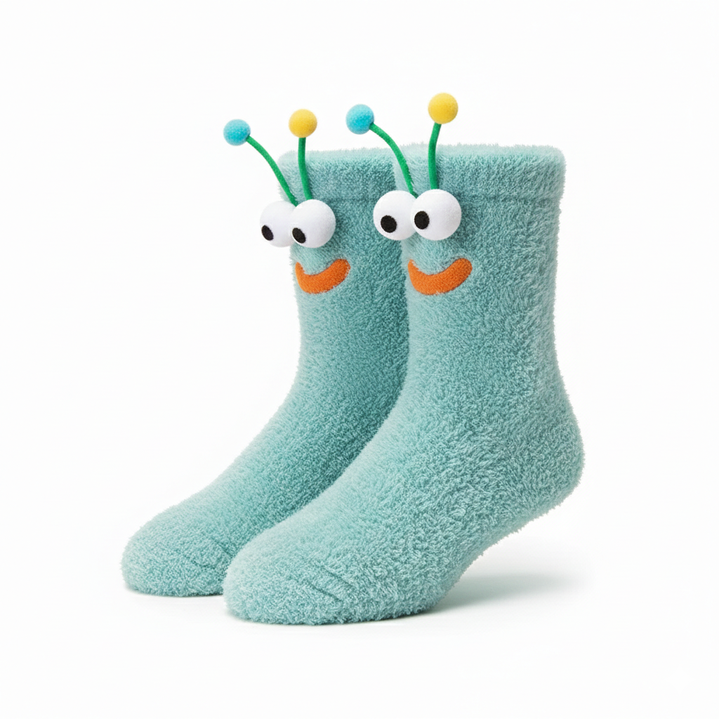 Calcetines Divertidos Elmo Celeste