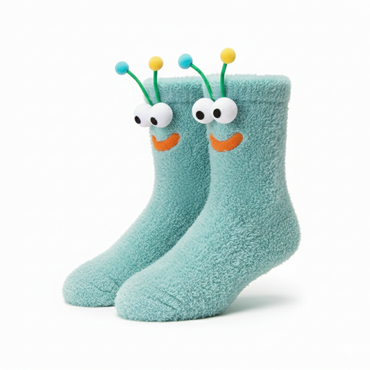 Calcetines Divertidos Elmo Celeste