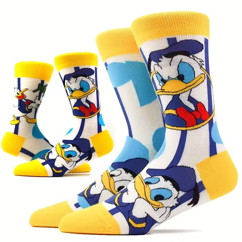 Calcetines divertido Pato Donal, unisex, talla única. - Marikuki