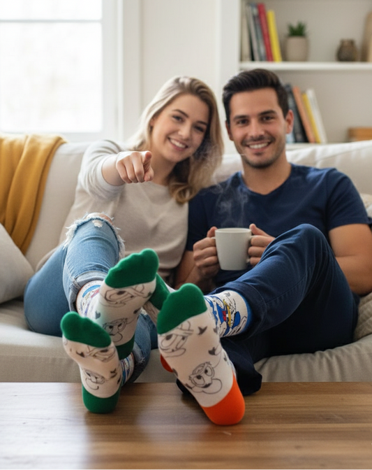 Calcetines divertido Donal, unisex, talla única. - Marikuki