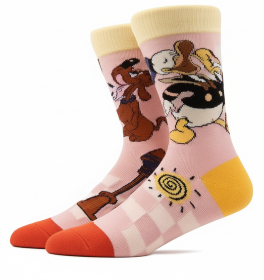 Calcetines divertido donald y pluto, unisex, talla única. - Marikuki