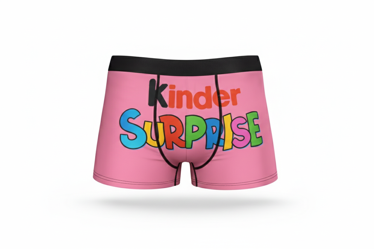 Bóxer Kinder Sorpresa Pink - Marikuki