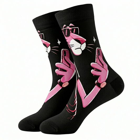 Calcetines divertidos Pantera Rosa: Selfie Edition