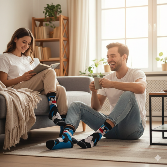 Calcetines divertido de Silvestre, unisex, talla única. - Marikuki