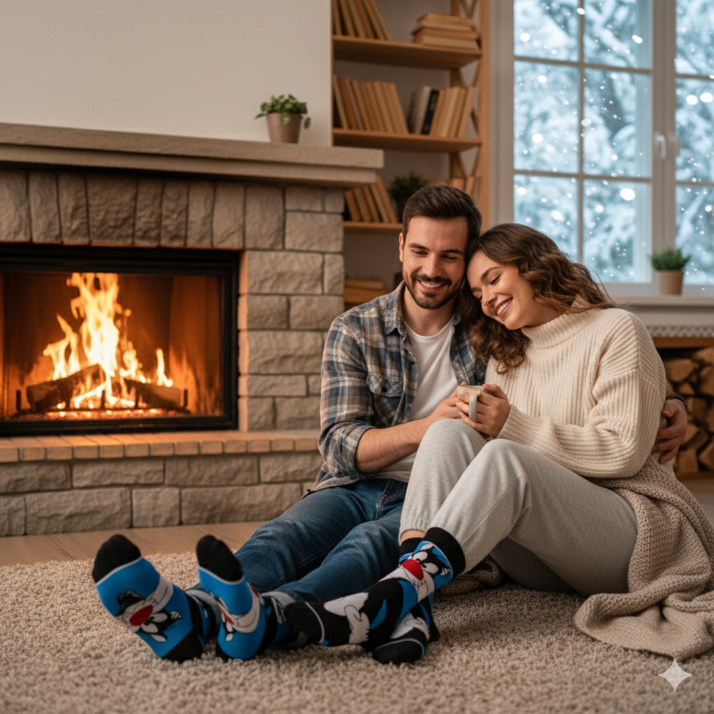 Calcetines divertido de Silvestre, unisex, talla única. - Marikuki